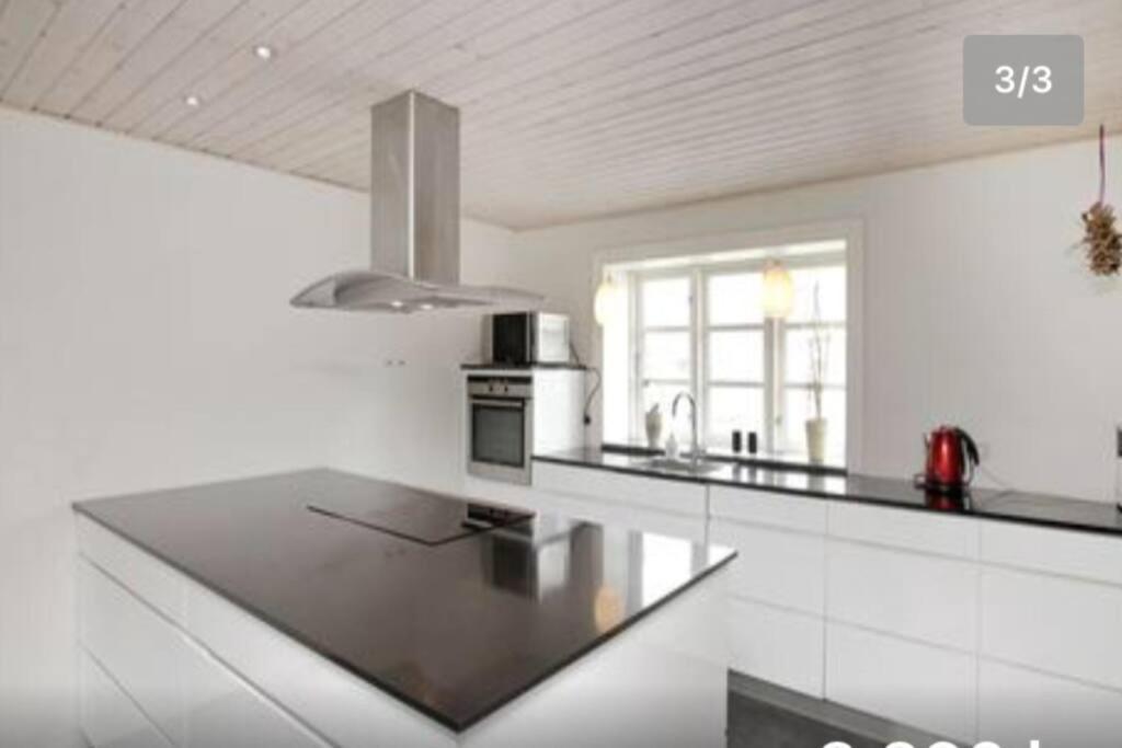 Dejligt Stort Hus Med Spa Ålbæk Extérieur photo